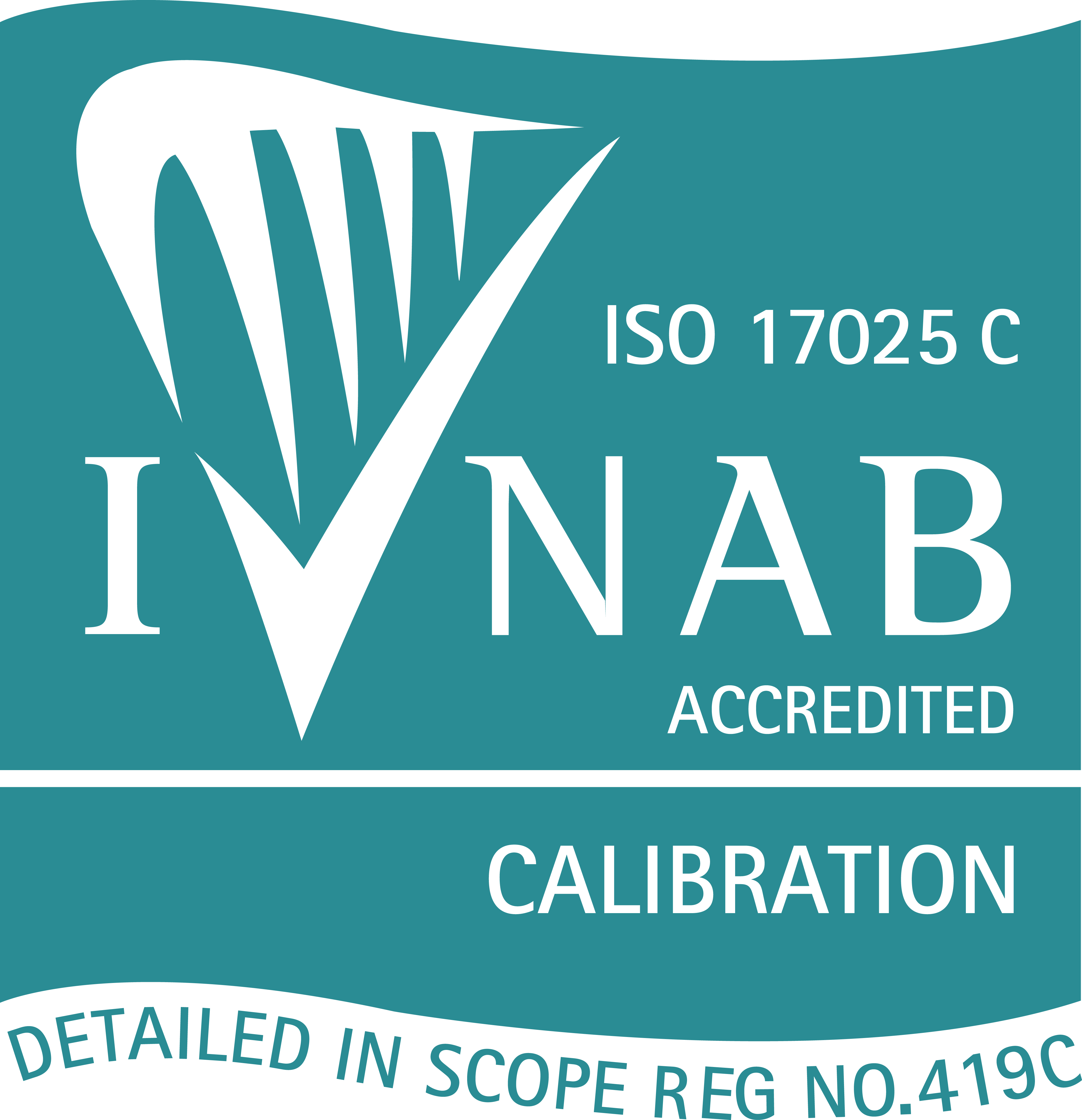 INAB Accredited Laboratory Logo - Registration 419C
